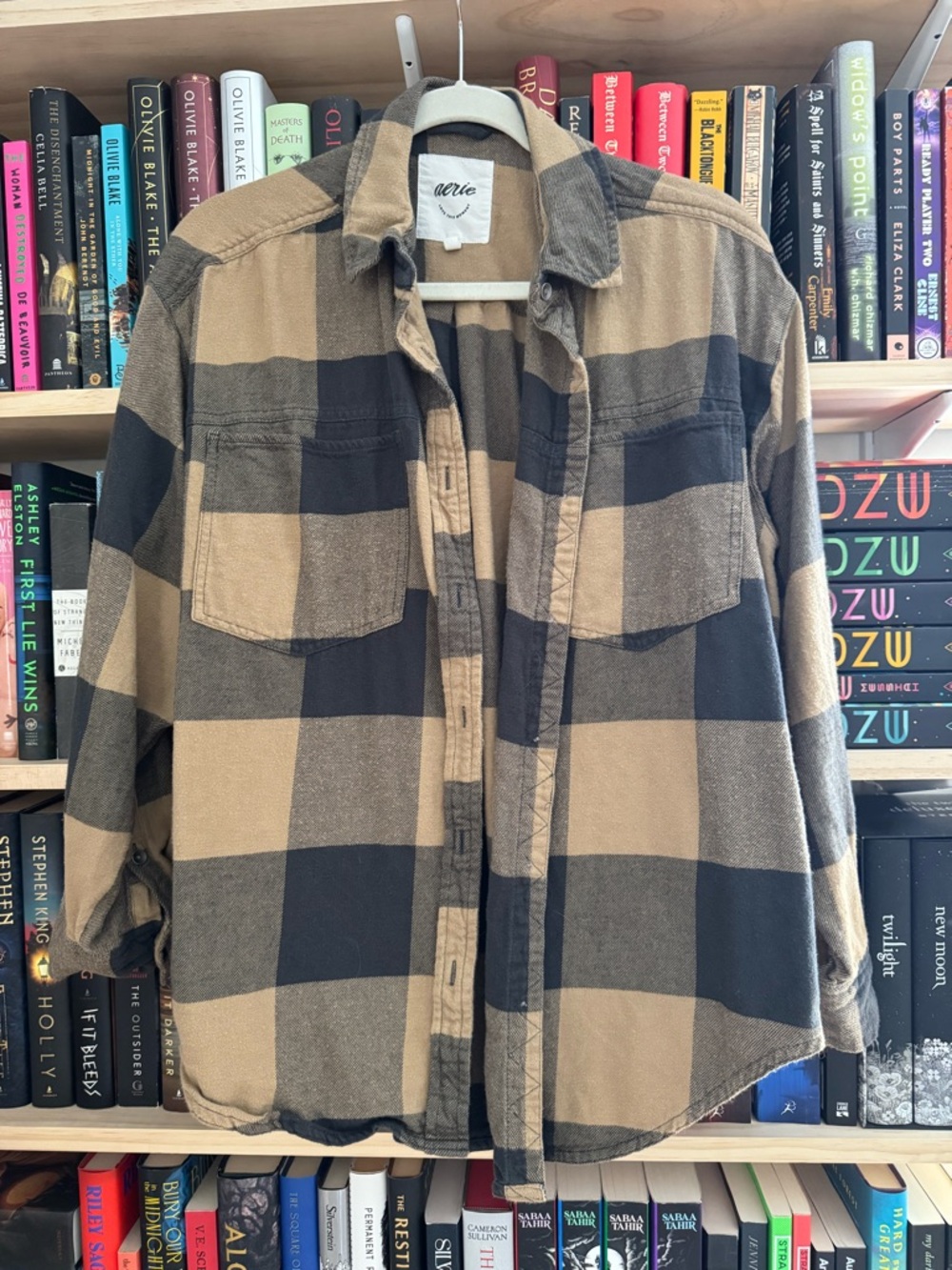 aerie plaid flannel shirt